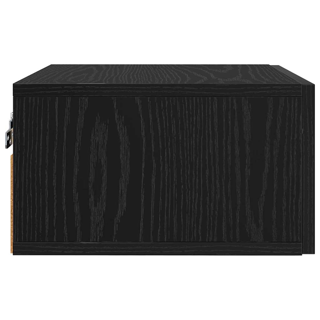 Nachttisch Schwarze Eiche 35 x 35 x 20 cm Holzwerkstoff