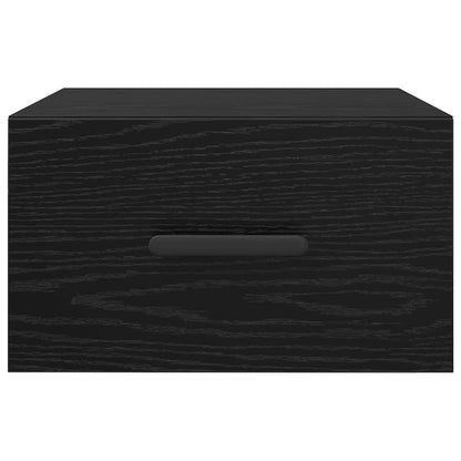 Nachttisch 2 pcs Schwarze Eiche 35 x 35 x 20 cm Holzwerkstoff