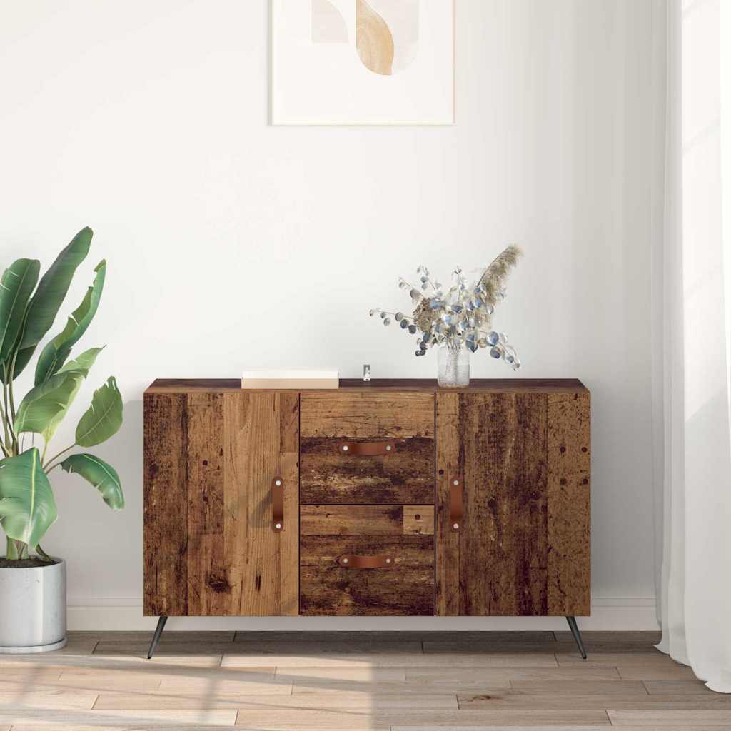 Sideboard mit Schubladen Altholz 100 x 36 x 60 cm Holzwerkstoff