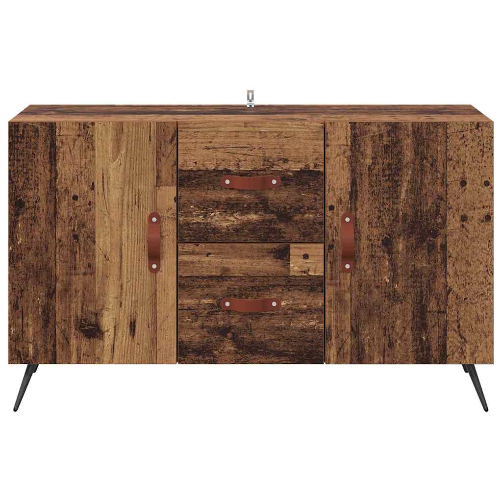 Sideboard mit Schubladen Altholz 100 x 36 x 60 cm Holzwerkstoff