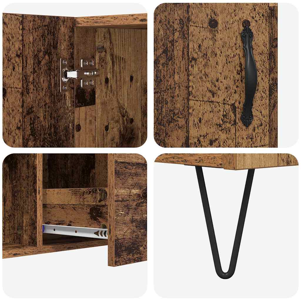 Sideboard mit Schubladen Altholz 100 x 36 x 60 cm Holzwerkstoff