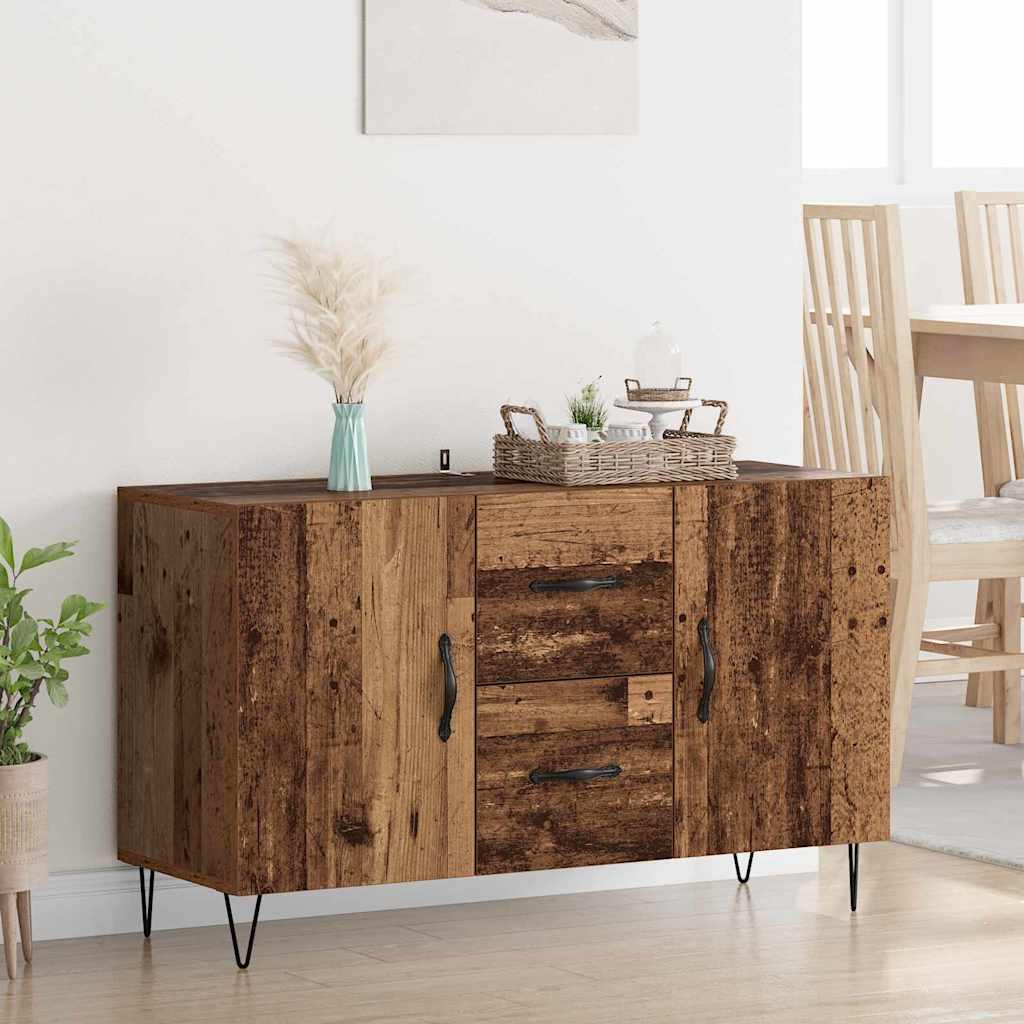 Sideboard mit Schubladen Altholz 100 x 36 x 60 cm Holzwerkstoff