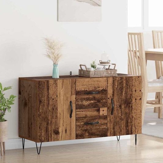 Sideboard mit Schubladen Altholz 100 x 36 x 60 cm Holzwerkstoff