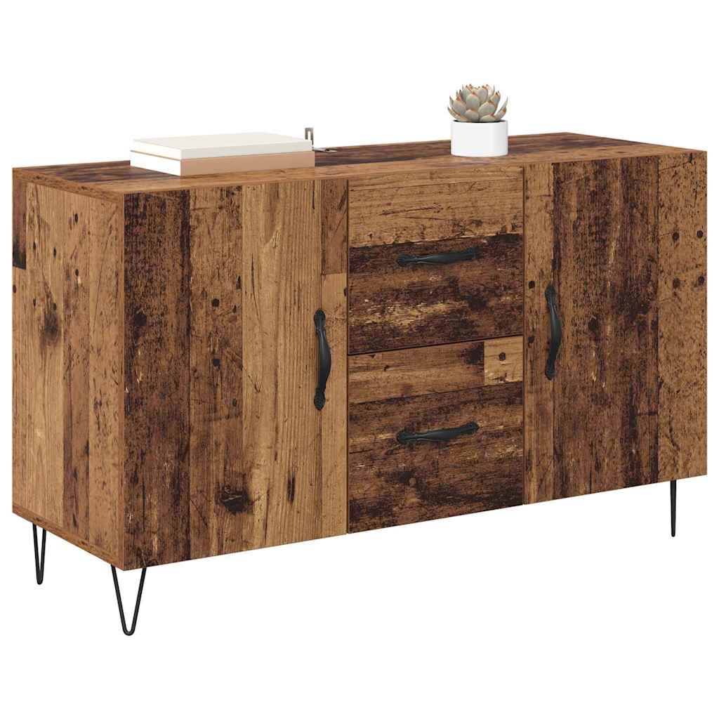 Sideboard mit Schubladen Altholz 100 x 36 x 60 cm Holzwerkstoff