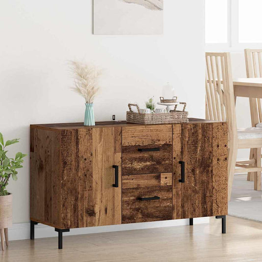 Sideboard mit Schubladen Altholz 100 x 36 x 60 cm Holzwerkstoff