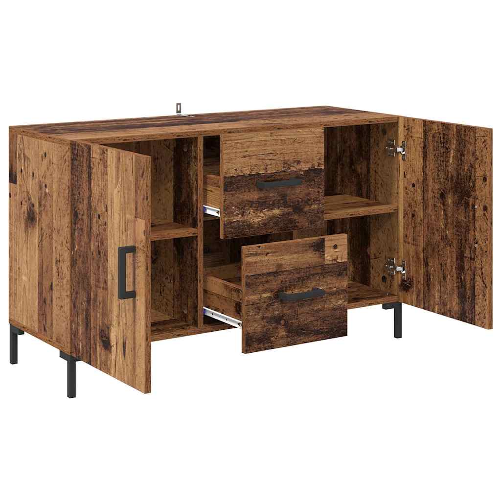 Sideboard mit Schubladen Altholz 100 x 36 x 60 cm Holzwerkstoff