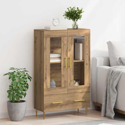 Highboard mit Schubladen Artisan-Eiche 69,5 x 31 x 115 cm