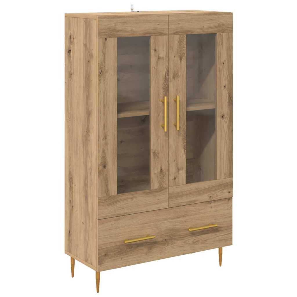Highboard mit Schubladen Artisan-Eiche 69,5 x 31 x 115 cm