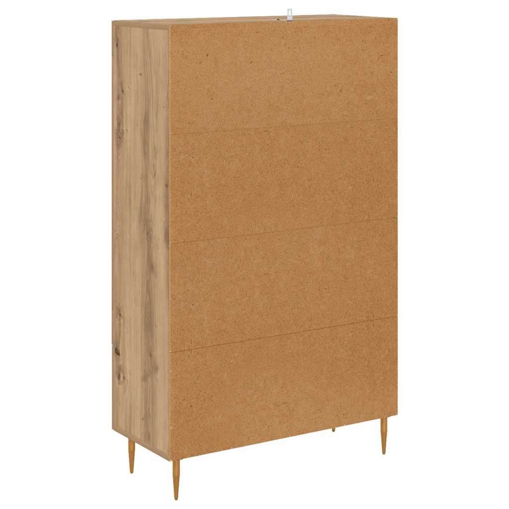 Highboard mit Schubladen Artisan-Eiche 69,5 x 31 x 115 cm