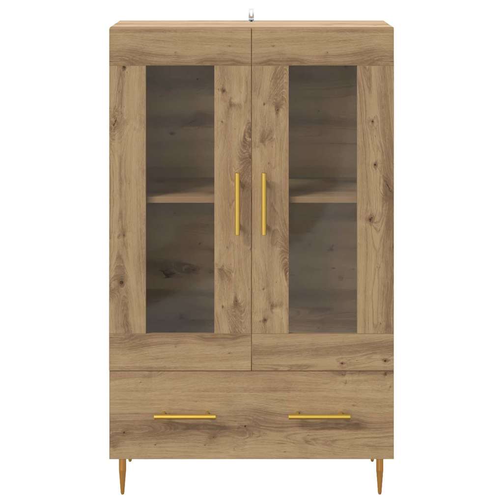 Highboard mit Schubladen Artisan-Eiche 69,5 x 31 x 115 cm