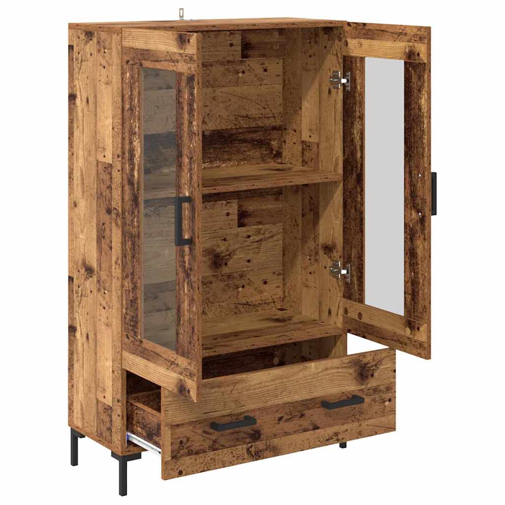 Highboard Altholz 69,5 x 31 x 115 cm Holzwerkstoff