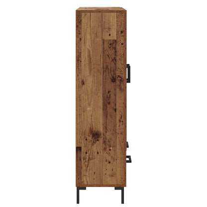 Highboard Altholz 69,5 x 31 x 115 cm Holzwerkstoff