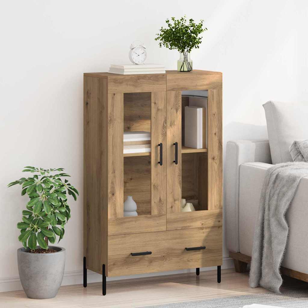 Highboard Corona Artisan-Eiche 69,5 x 31 x 115 cm Holzwerkstoff