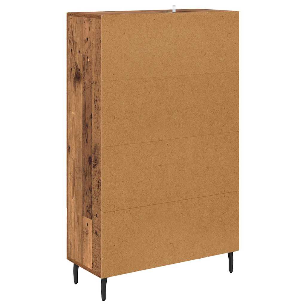 Highboard Altholz 69,5 x 31 x 115 cm Holzwerkstoff