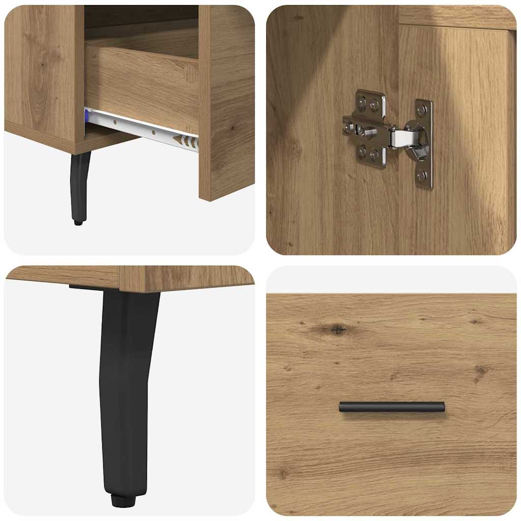 Highboard Artisan-Eiche 69,5 x 31 x 115 cm Holzwerkstoff