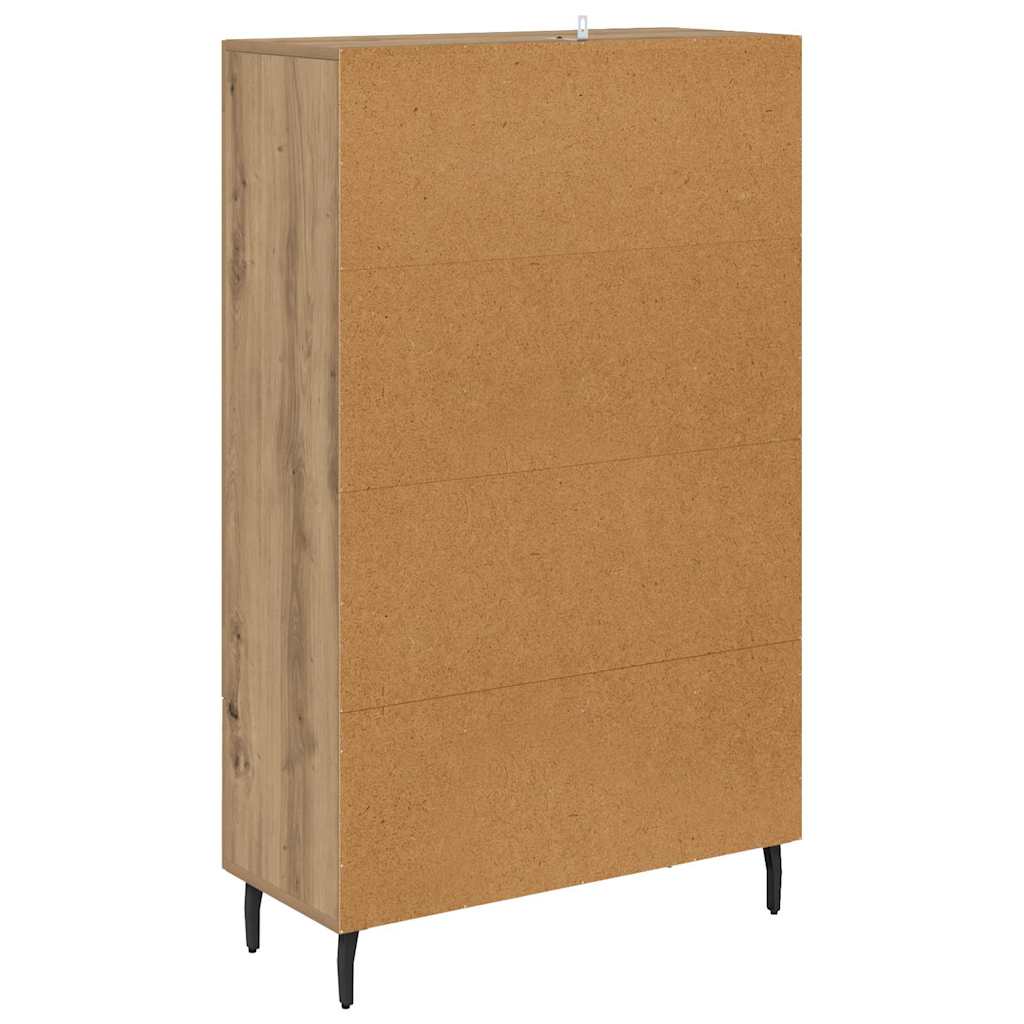 Highboard Artisan-Eiche 69,5 x 31 x 115 cm Holzwerkstoff