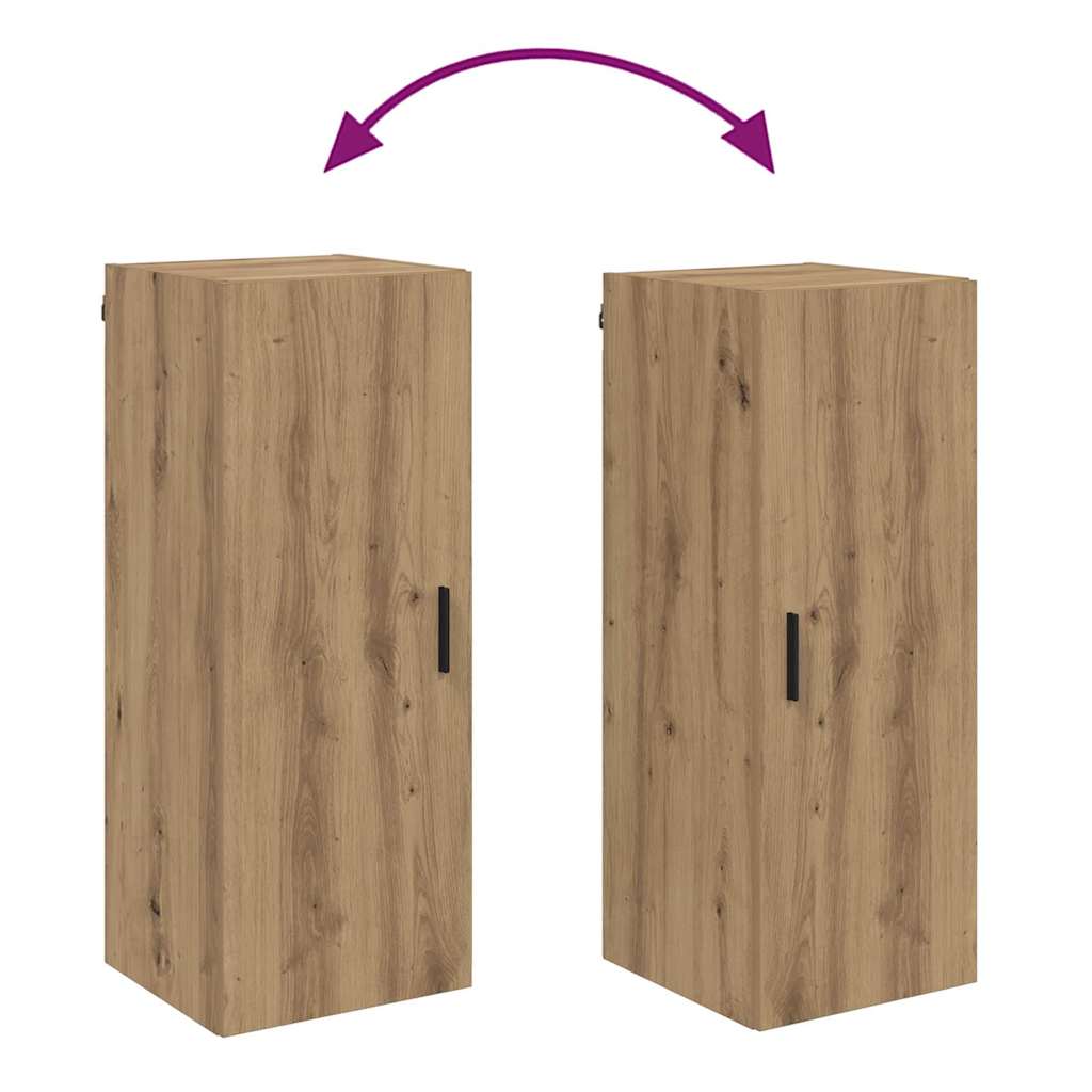 Wandschrank Artisan-Eiche 34,5 x 34 x 90 cm Holzwerkstoff