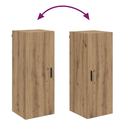 Wandschrank Artisan-Eiche 34,5 x 34 x 90 cm Holzwerkstoff