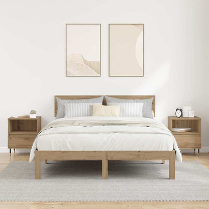 Nachttisch 2 pcs Artisan-Eiche 40 x 35 x 50 cm Holzwerkstoff