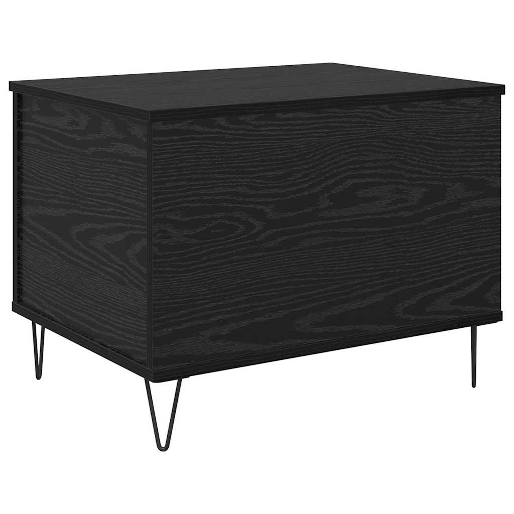 Couchtisch Schwarz Eichen-Optik 60 x 44,5 x 45 cm Holzwerkstoff