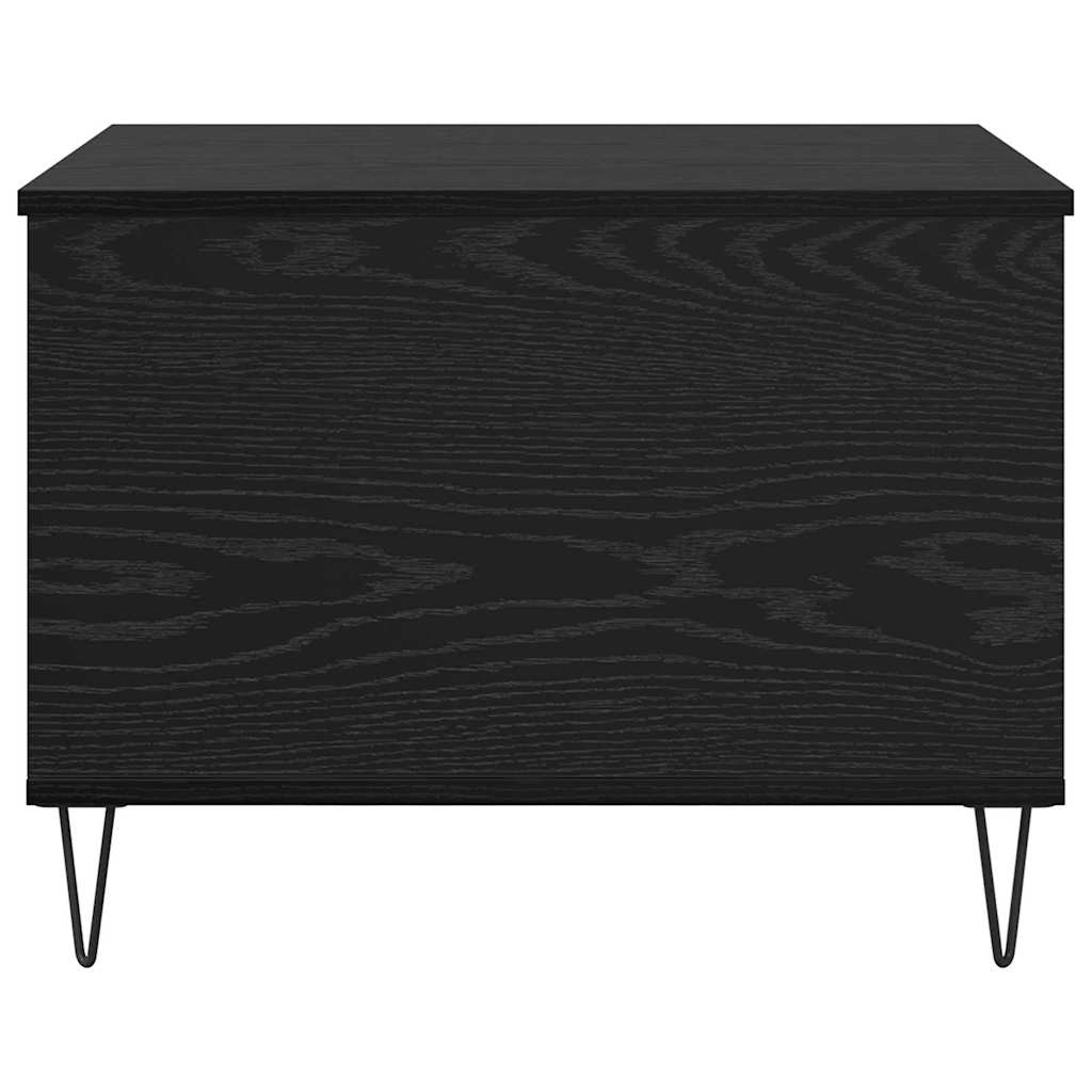 Couchtisch Schwarz Eichen-Optik 60 x 44,5 x 45 cm Holzwerkstoff