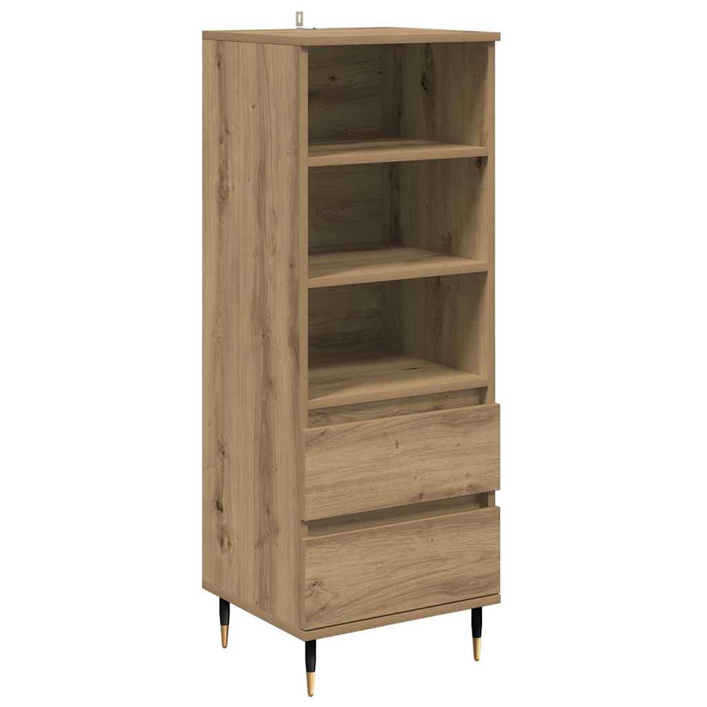 Highboard Artisan-Eiche 40 x 36 x 110 cm Holzwerkstoff