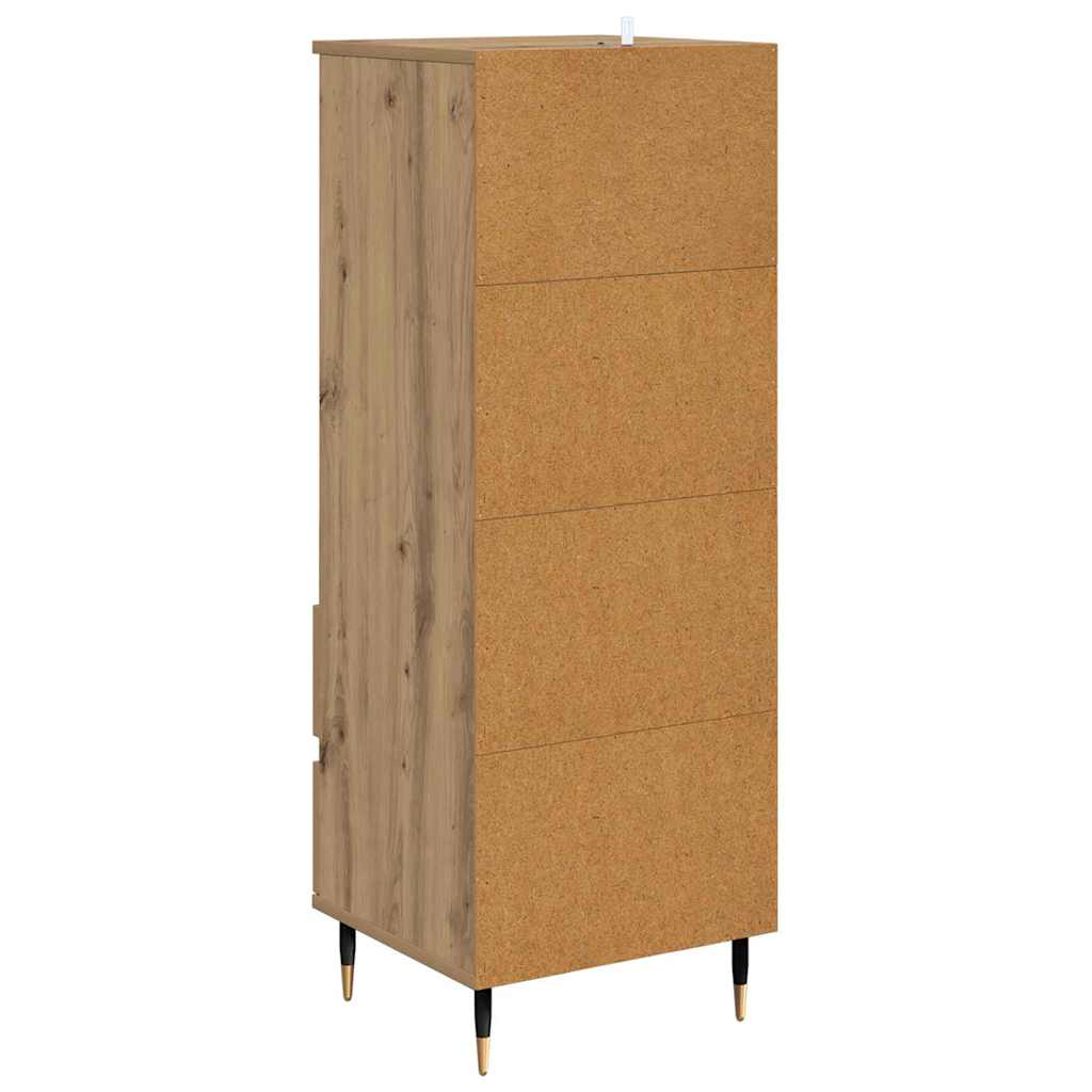 Highboard Artisan-Eiche 40 x 36 x 110 cm Holzwerkstoff