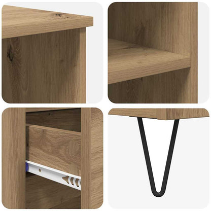 Highboard Artisan-Eiche 40 x 36 x 110 cm Holzwerkstoff