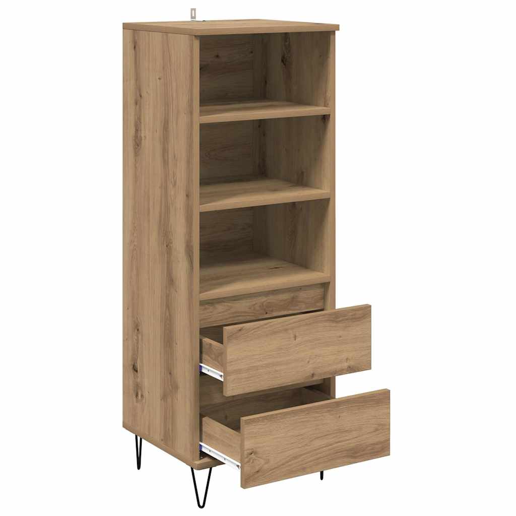 Highboard Artisan-Eiche 40 x 36 x 110 cm Holzwerkstoff