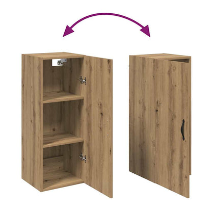 Wandschrank Artisan-Eiche 34,5 x 34 x 90 cm Holzwerkstoff