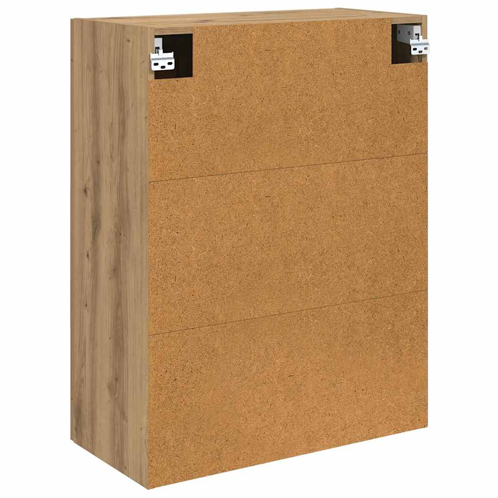 Wandschrank Artisan-Eiche 69,5 x 34 x 90 cm Holzwerkstoff