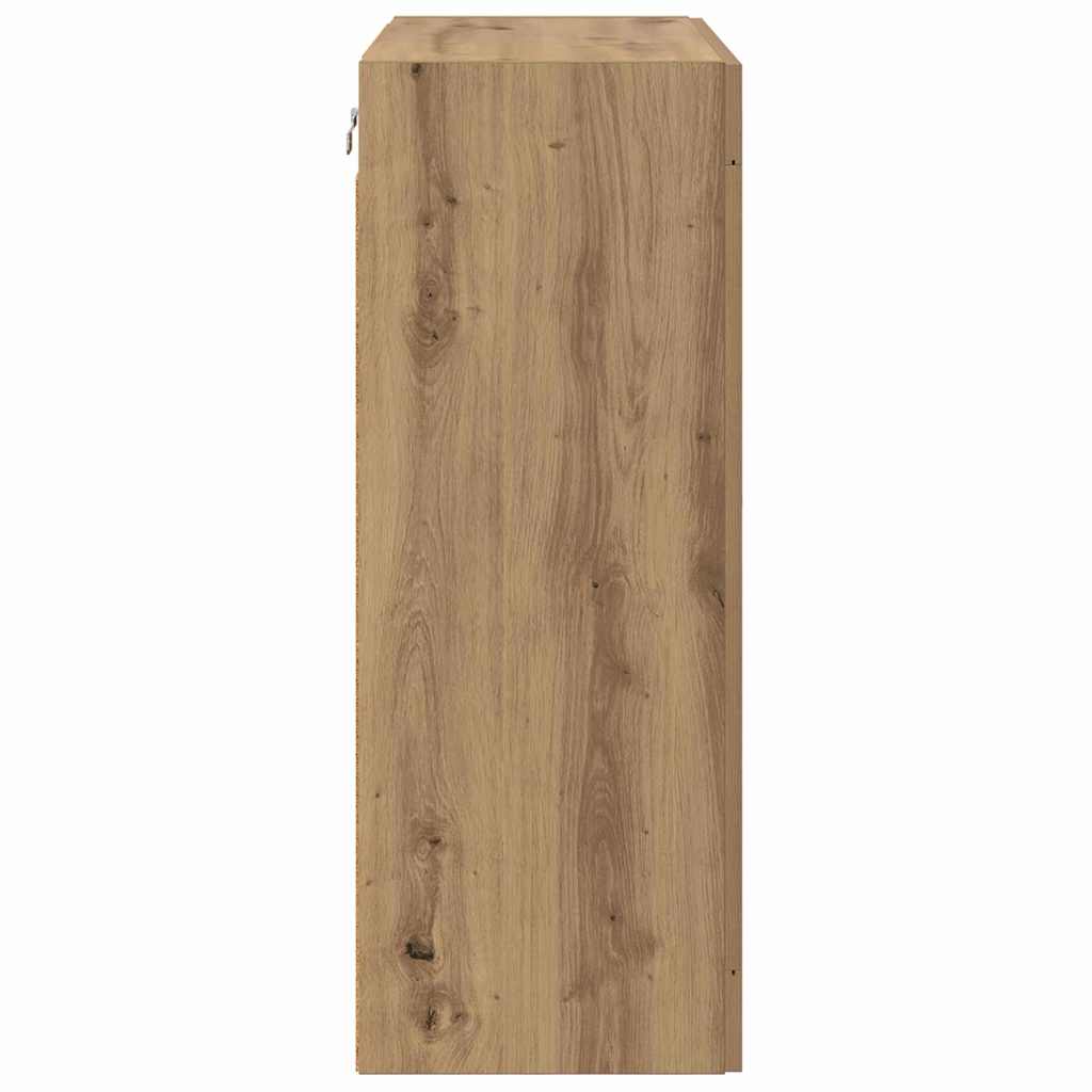 Wandschrank Artisan-Eiche 69,5 x 34 x 90 cm Holzwerkstoff