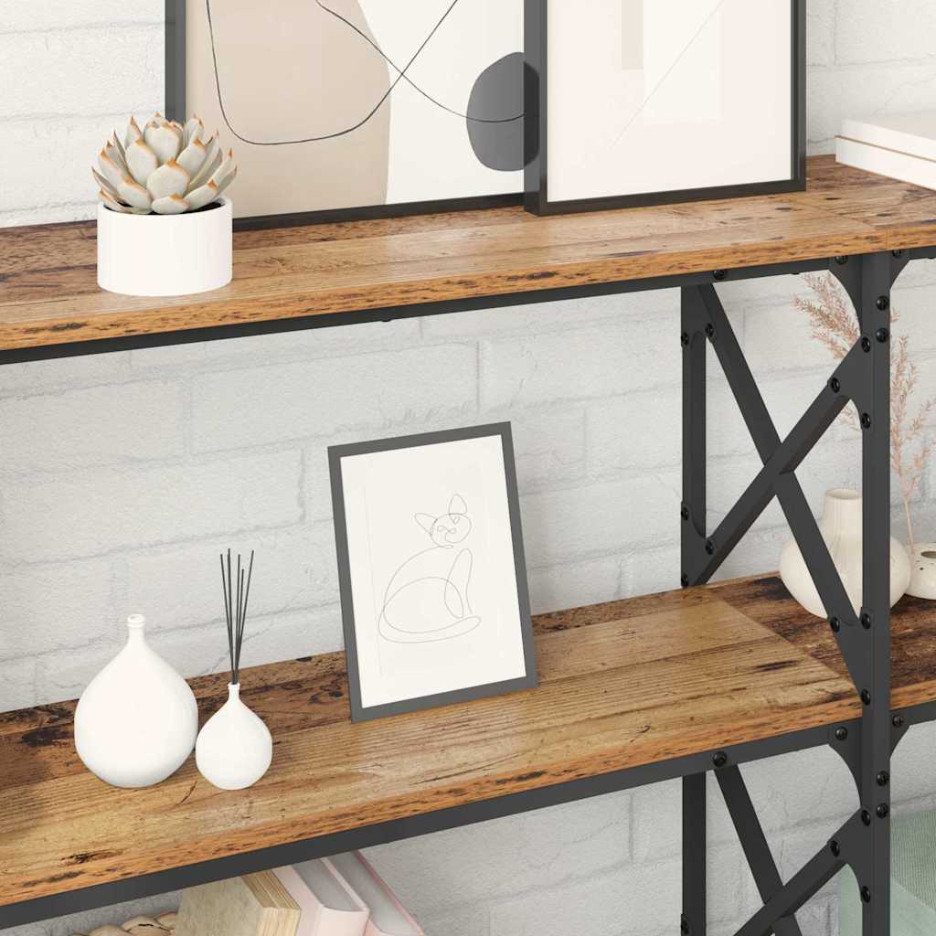 Konsolentisch Altholz 156 x 28 x 80,5 cm Holzwerkstoff