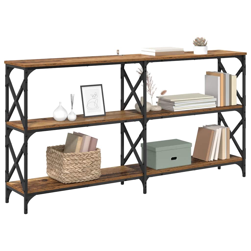 Konsolentisch Altholz 156 x 28 x 80,5 cm Holzwerkstoff