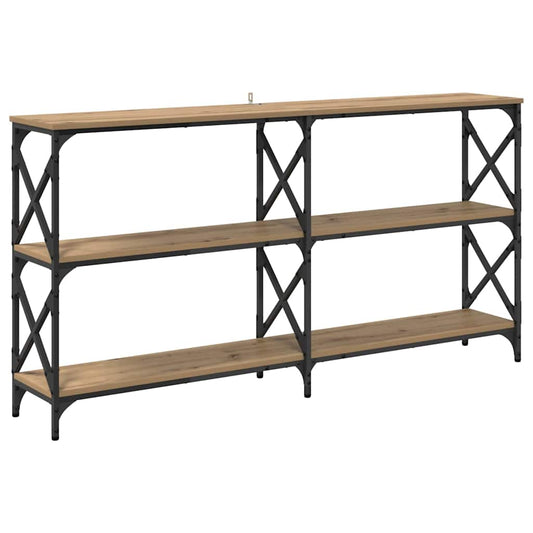 Konsolentisch Artisan-Eiche 156 x 28 x 80,5 cm Holzwerkstoff