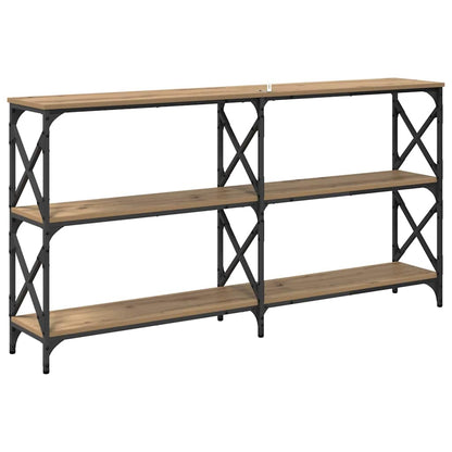 Konsolentisch Artisan-Eiche 156 x 28 x 80,5 cm Holzwerkstoff