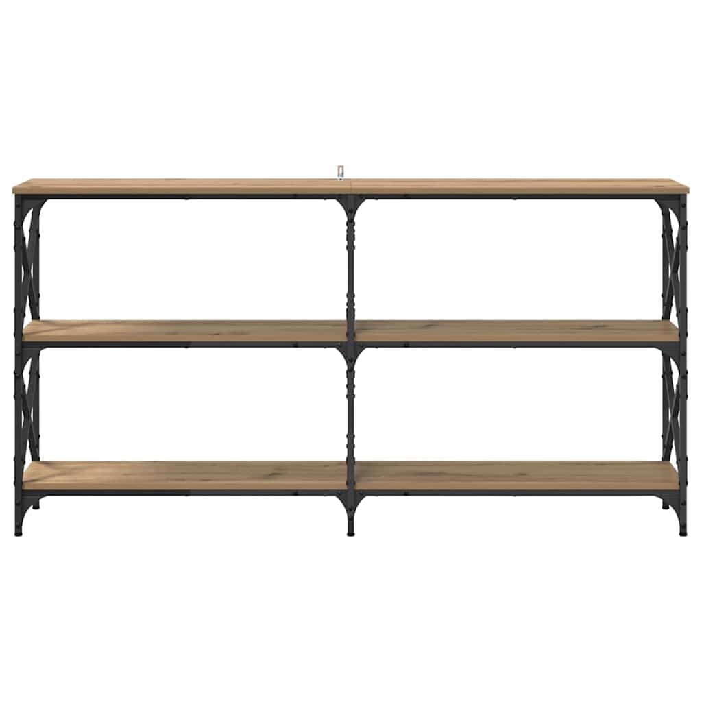 Konsolentisch Artisan-Eiche 156 x 28 x 80,5 cm Holzwerkstoff
