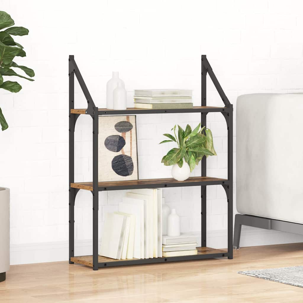 Wandregal mit Regal Altholz 60 x 21 x 78,5 cm Holzwerkstoff