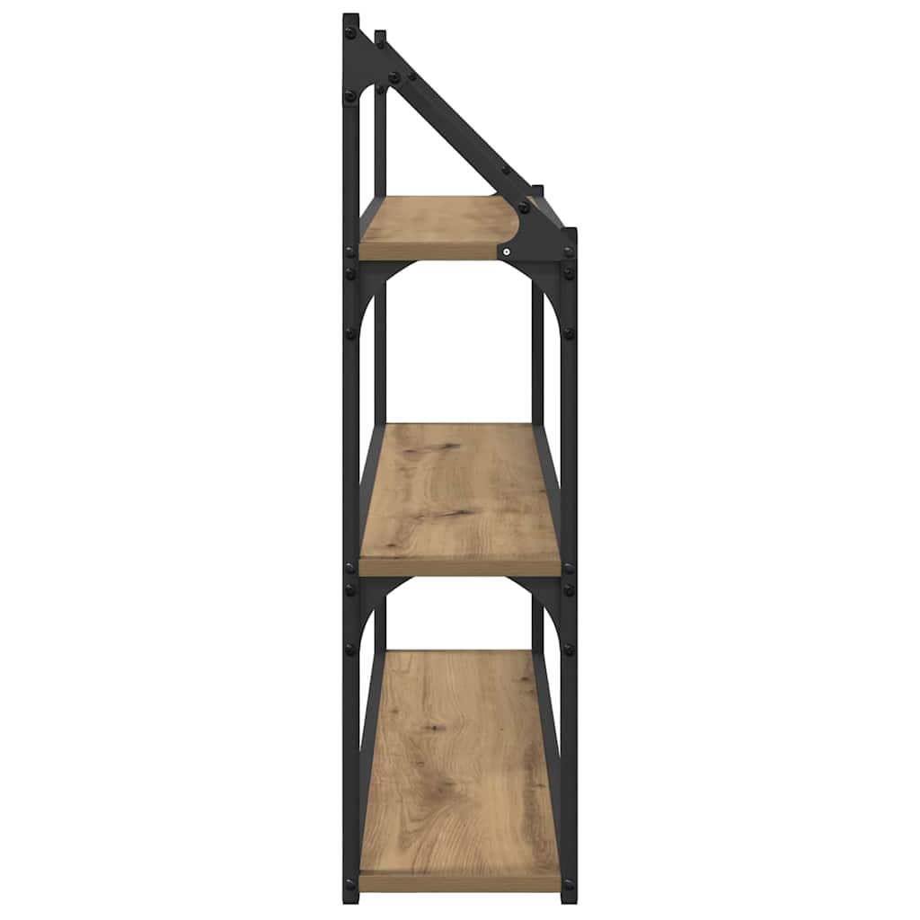 Wandregal Artisan-Eiche 80 x 21 x 78,5 cm Holzwerkstoff