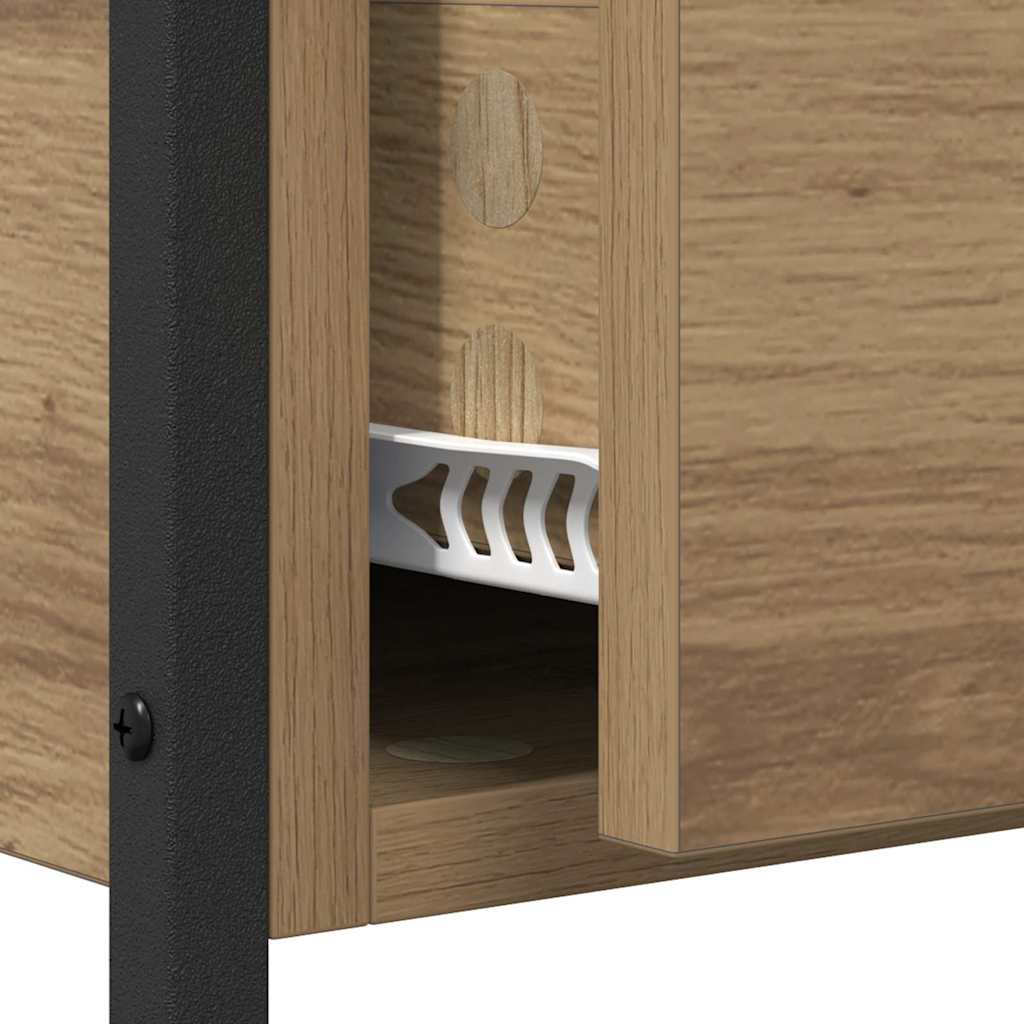 Konsolentisch Artisan-Eiche 100 x 39 x 78,5 cm Holzwerkstoff