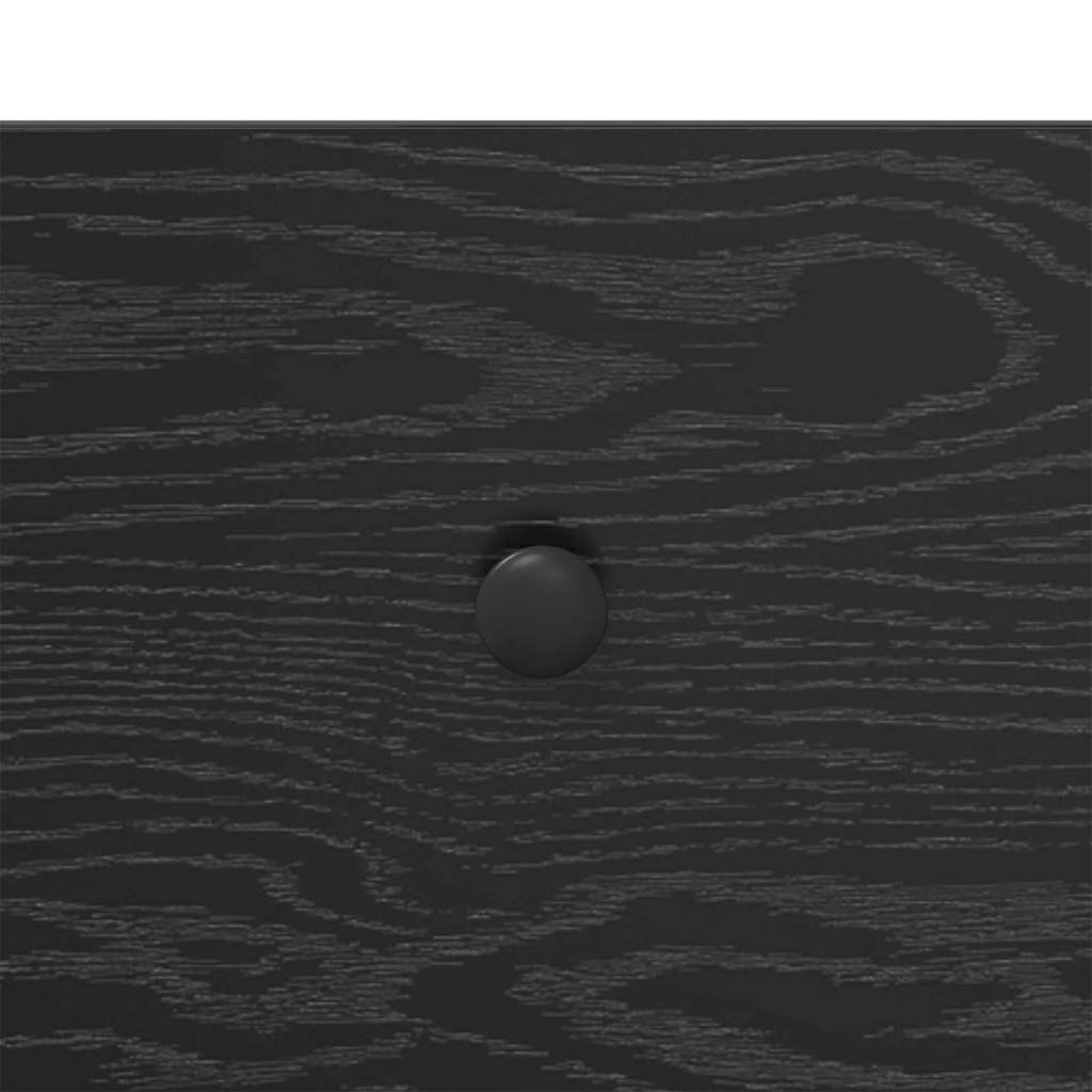 Konsolentisch Schwarz Eichen-Optik 100 x 39 x 78,5 cm