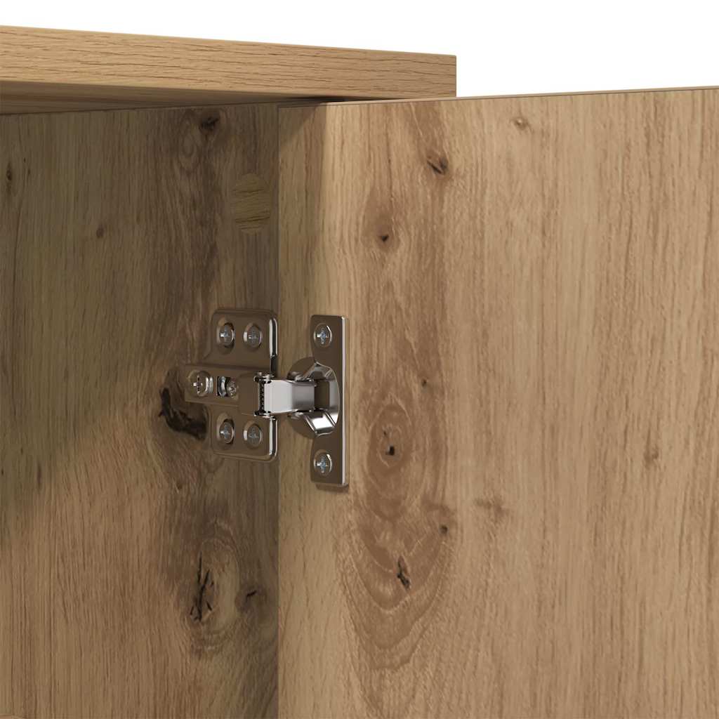 Sideboard Artisan-Eiche 70 x 30 x 80 cm Holzwerkstoff