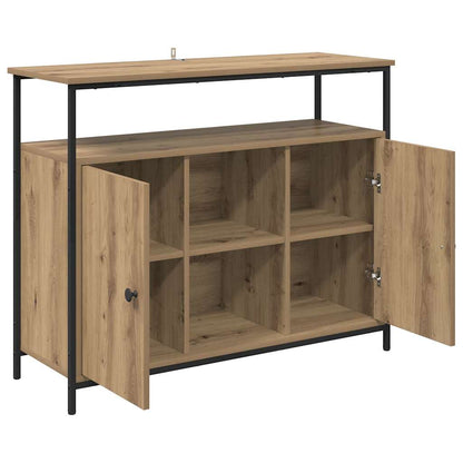 Sideboard Artisan-Eiche 100 x 35 x 80 cm Holzwerkstoff