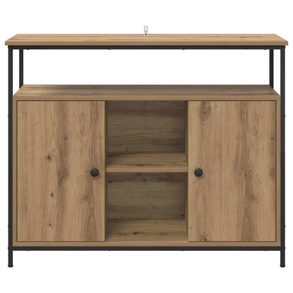 Sideboard Artisan-Eiche 100 x 35 x 80 cm Holzwerkstoff