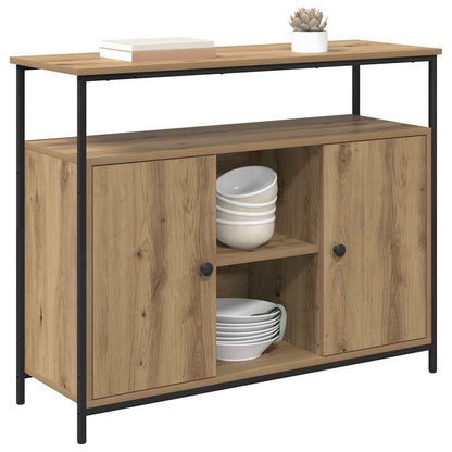 Sideboard Artisan-Eiche 100 x 35 x 80 cm Holzwerkstoff