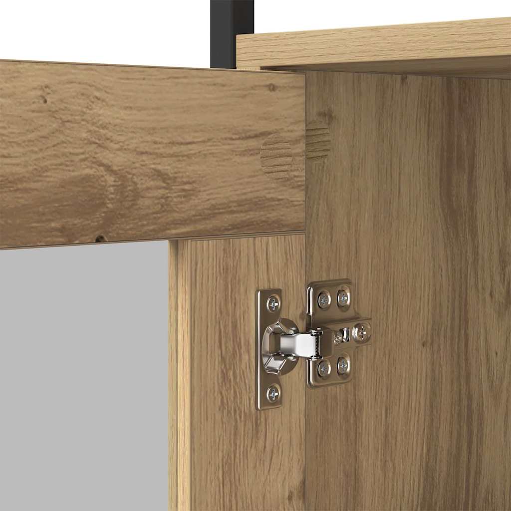 Sideboard Artisan-Eiche 100 x 35 x 80 cm Holzwerkstoff