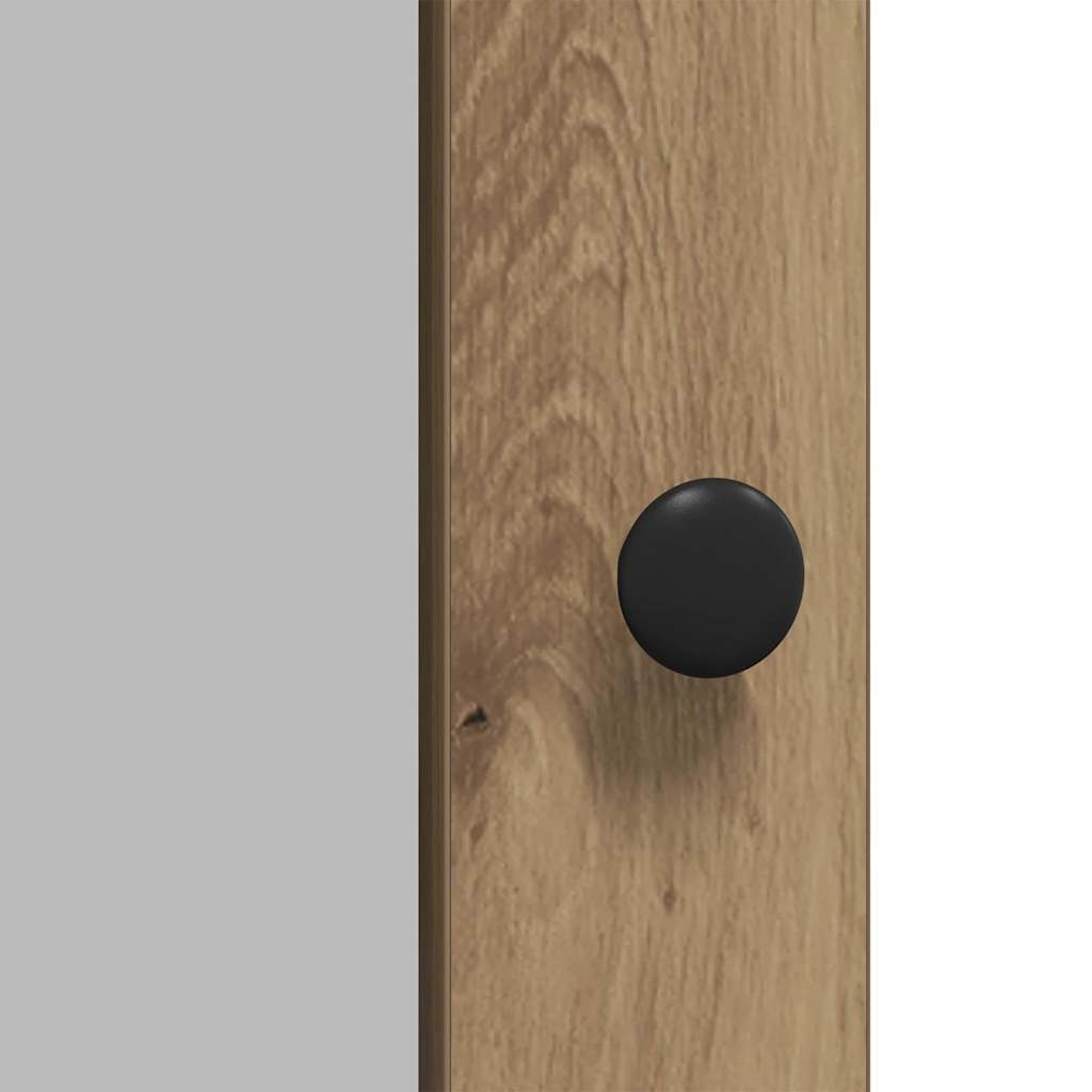 Sideboard Artisan-Eiche 100 x 35 x 80 cm Holzwerkstoff