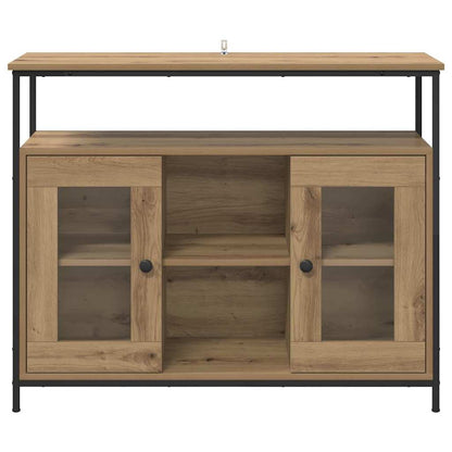 Sideboard Artisan-Eiche 100 x 35 x 80 cm Holzwerkstoff