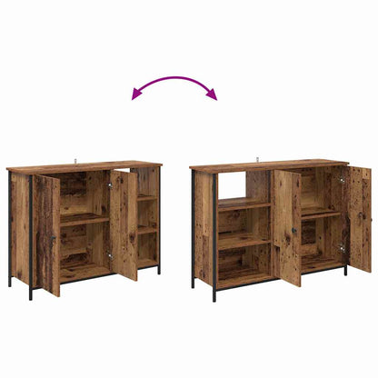 Sideboard Altholz 100 x 33 x 75 cm Holzwerkstoff