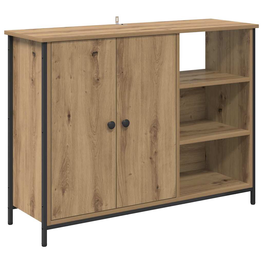 Sideboard Artisan-Eiche 100 x 33 x 75 cm Holzwerkstoff